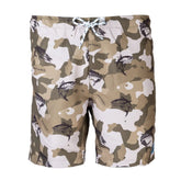 Tofu Mens Swim Short -Olive Fish Camo