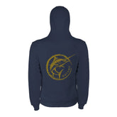 Marlin Unbrushed Hoody - Navy