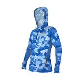Inhace Performance Hoody - Blue Camo