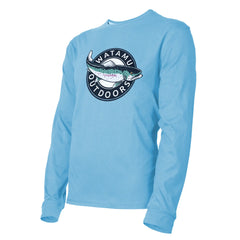 Rainbow Trout L/S T - Shirt - Powder Blue