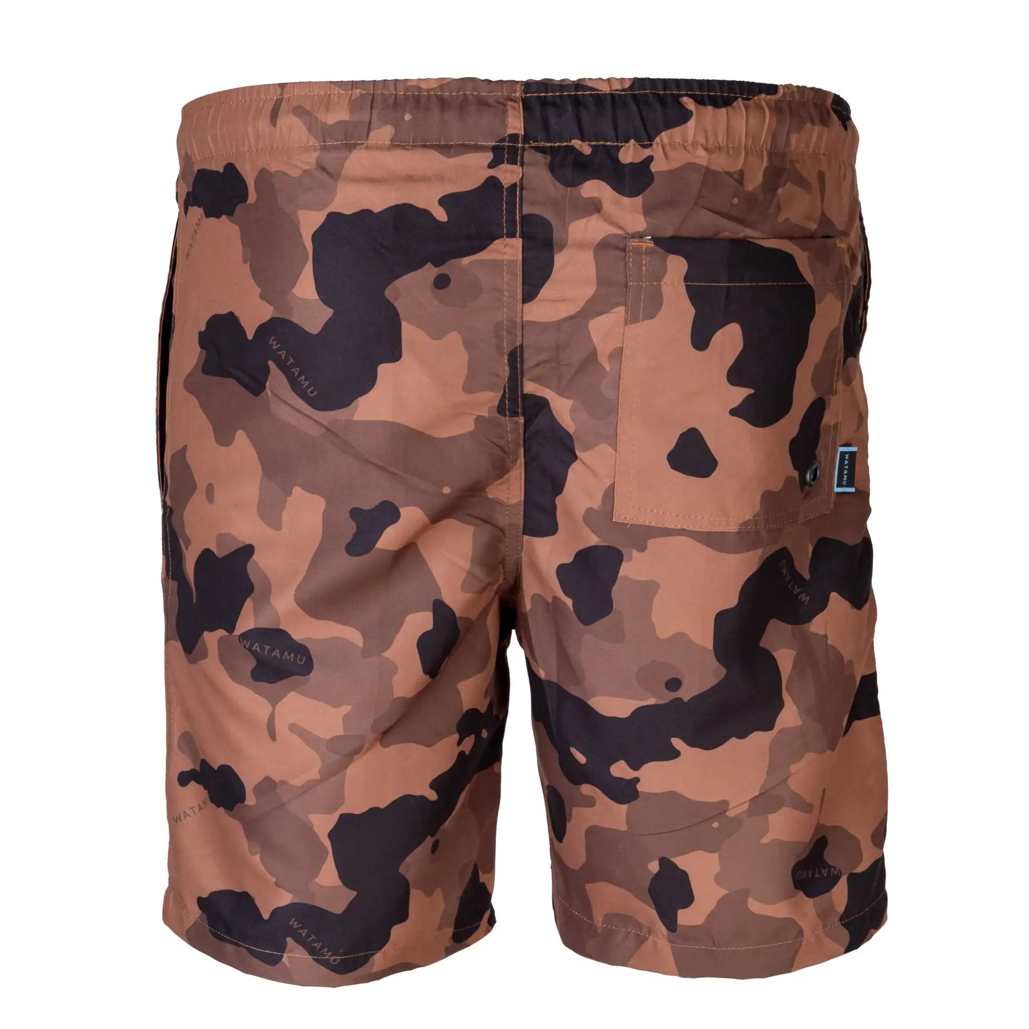 Rubondo Mens Swim Shorts  - Salmon Camo