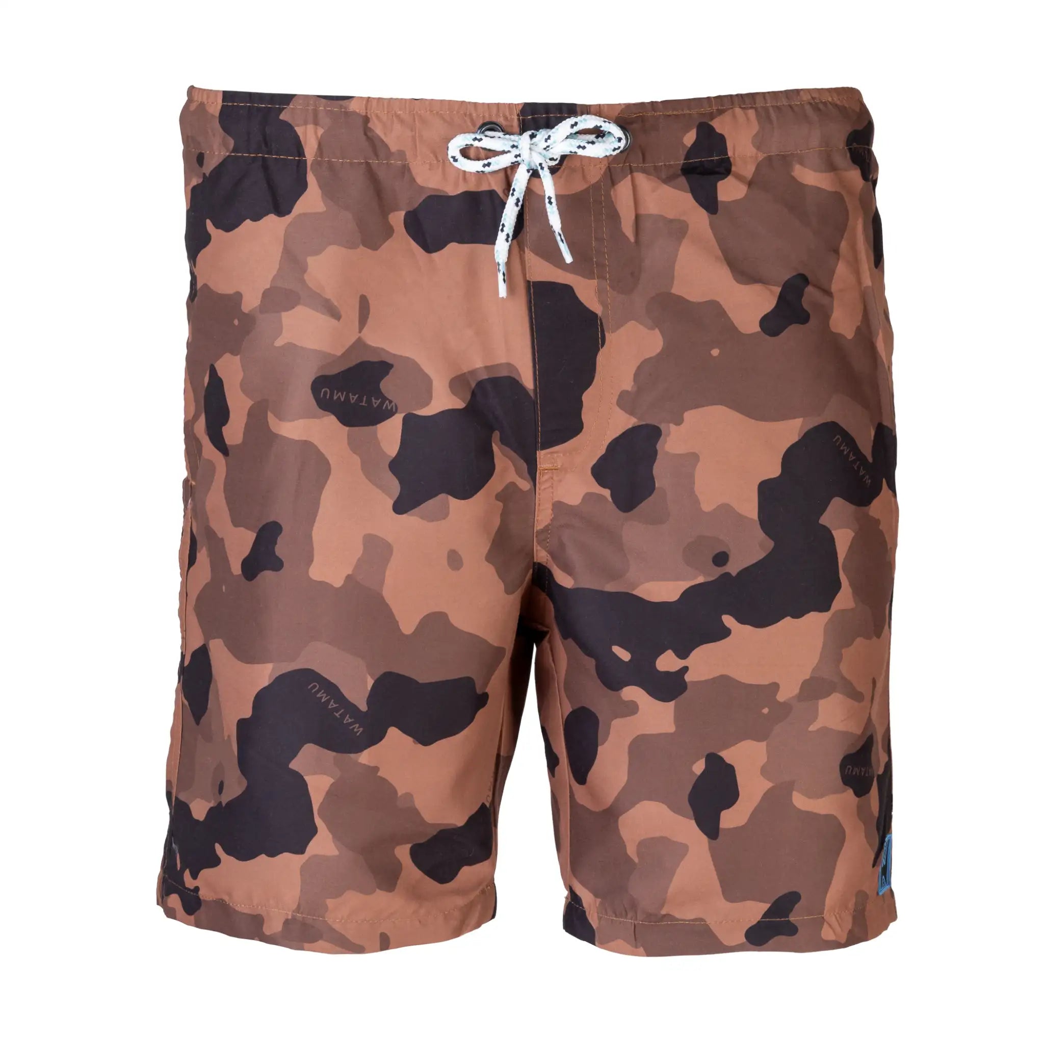 Rubondo Mens Swim Shorts  - Salmon Camo