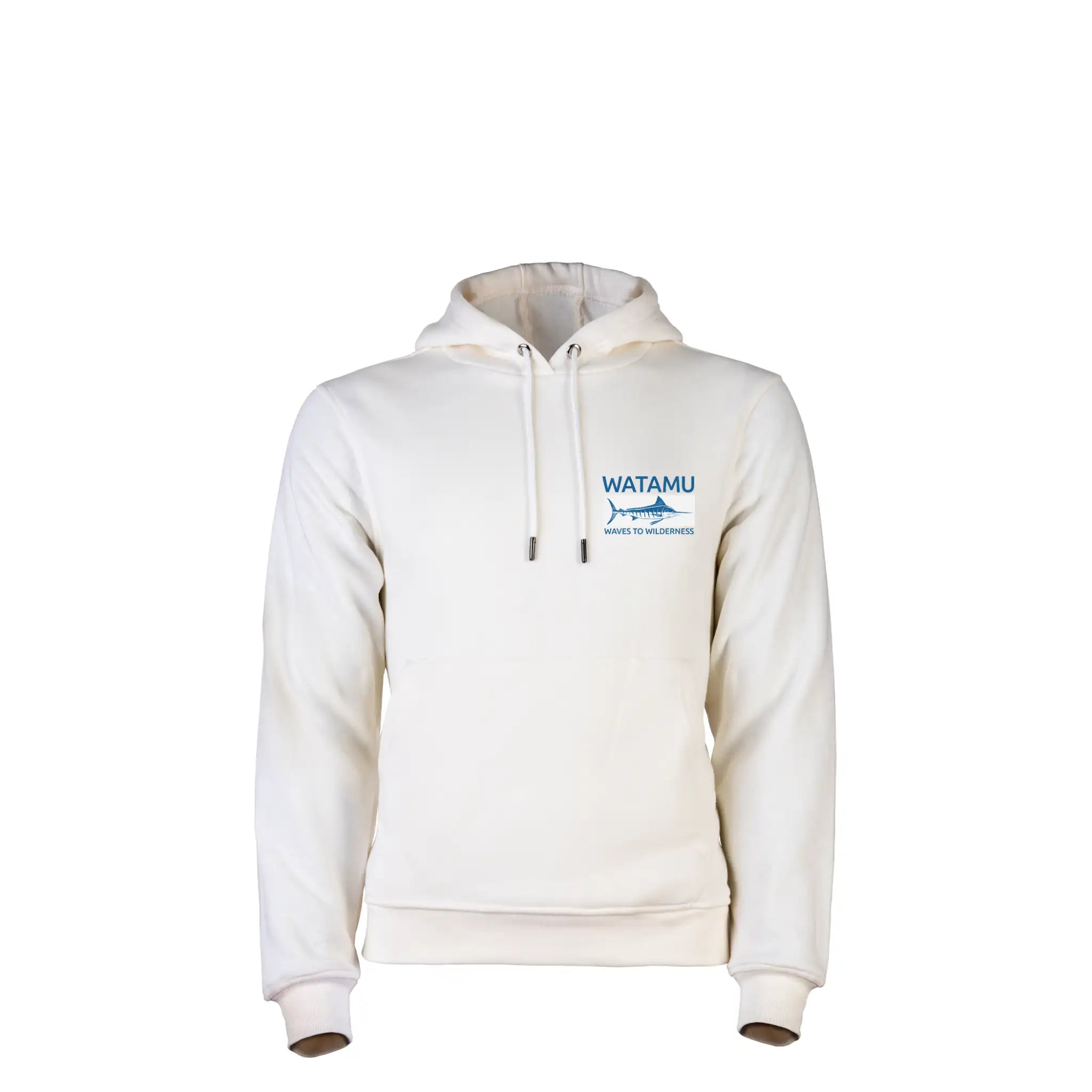 Wave To Wilderness Unbrushed Hoody - White