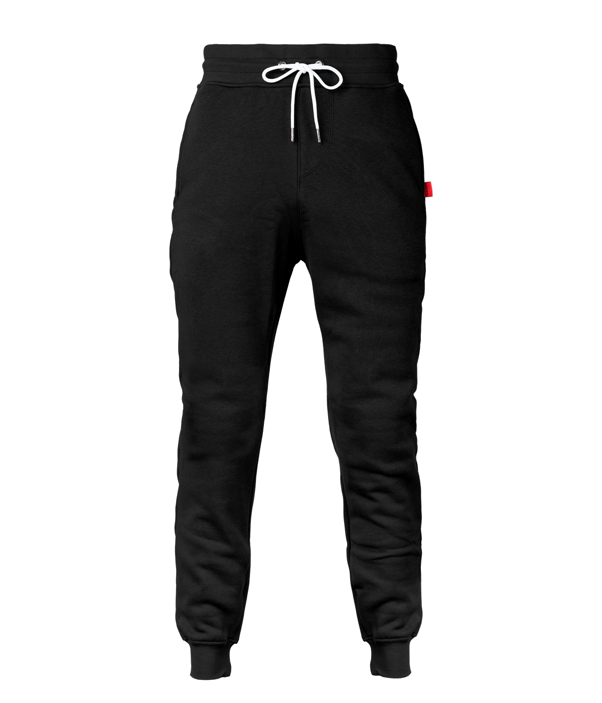 Watamu Mens Unbrushed Fleece Jogger - Black