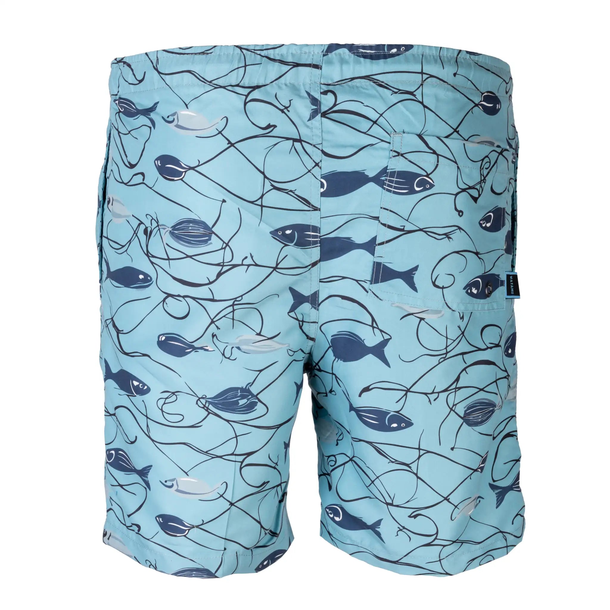 Hooked Line Mens Swim Shorts -Teal