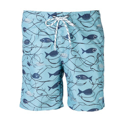 Hooked Line Mens Swim Shorts -Teal