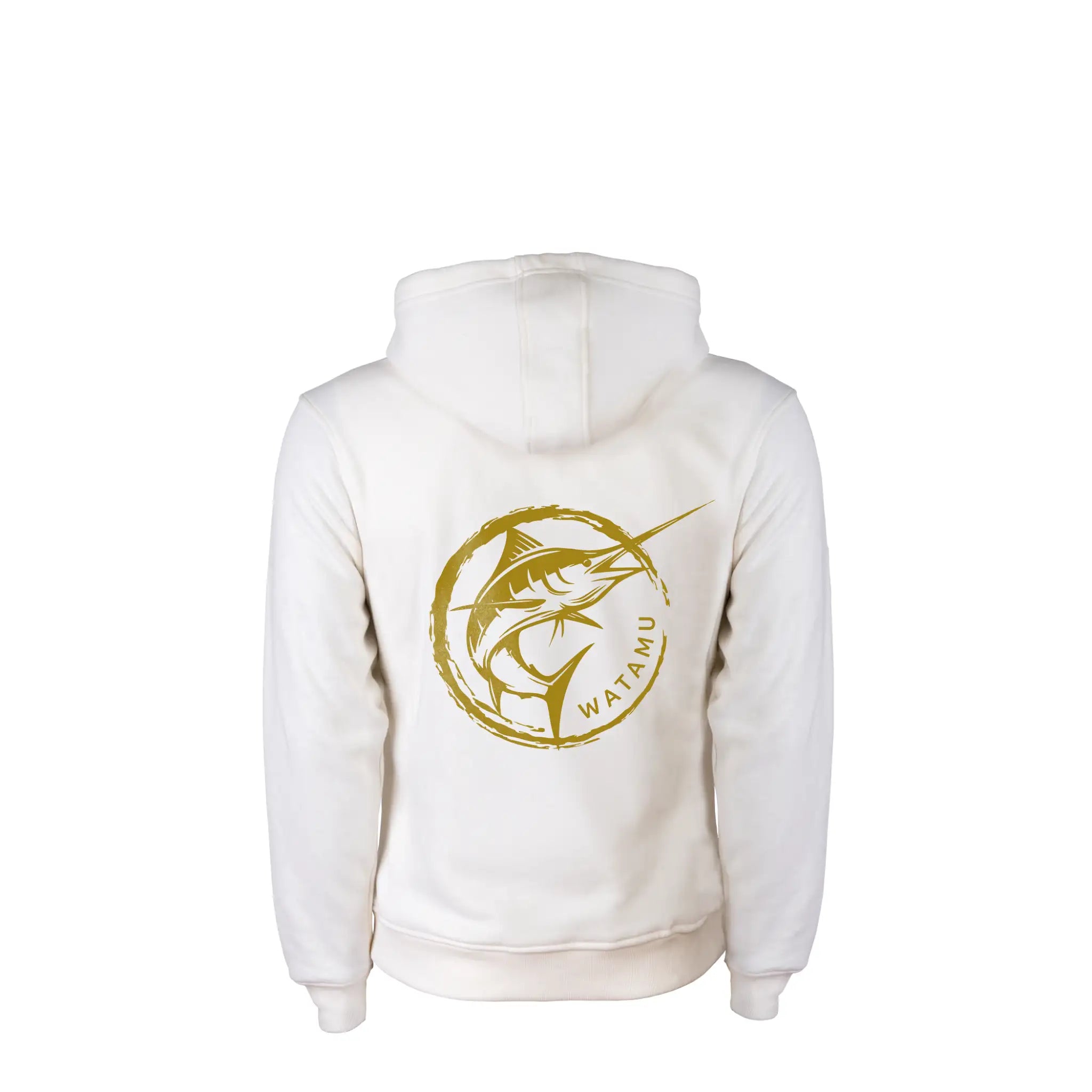 Marlin Unbrushed Hoody - White