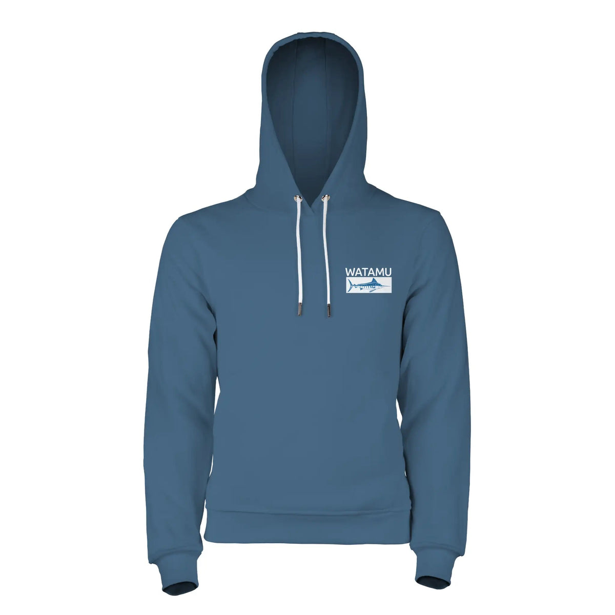 Watamu Classic  Unbrushed Hoody - Captains Blue