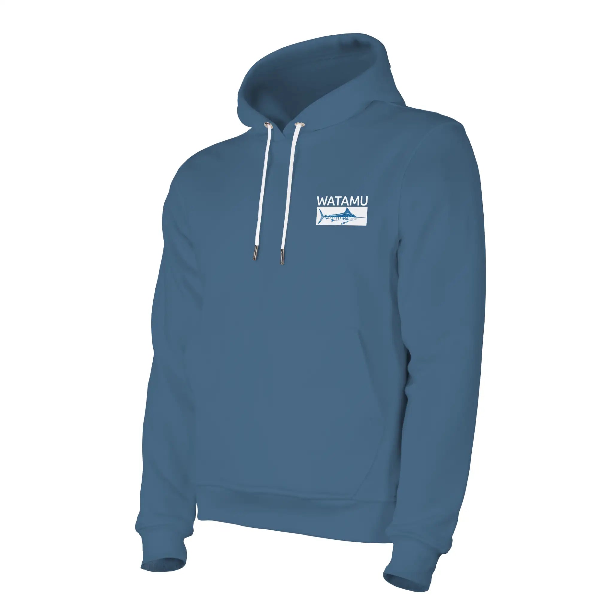 Watamu Classic  Unbrushed Hoody - Captains Blue