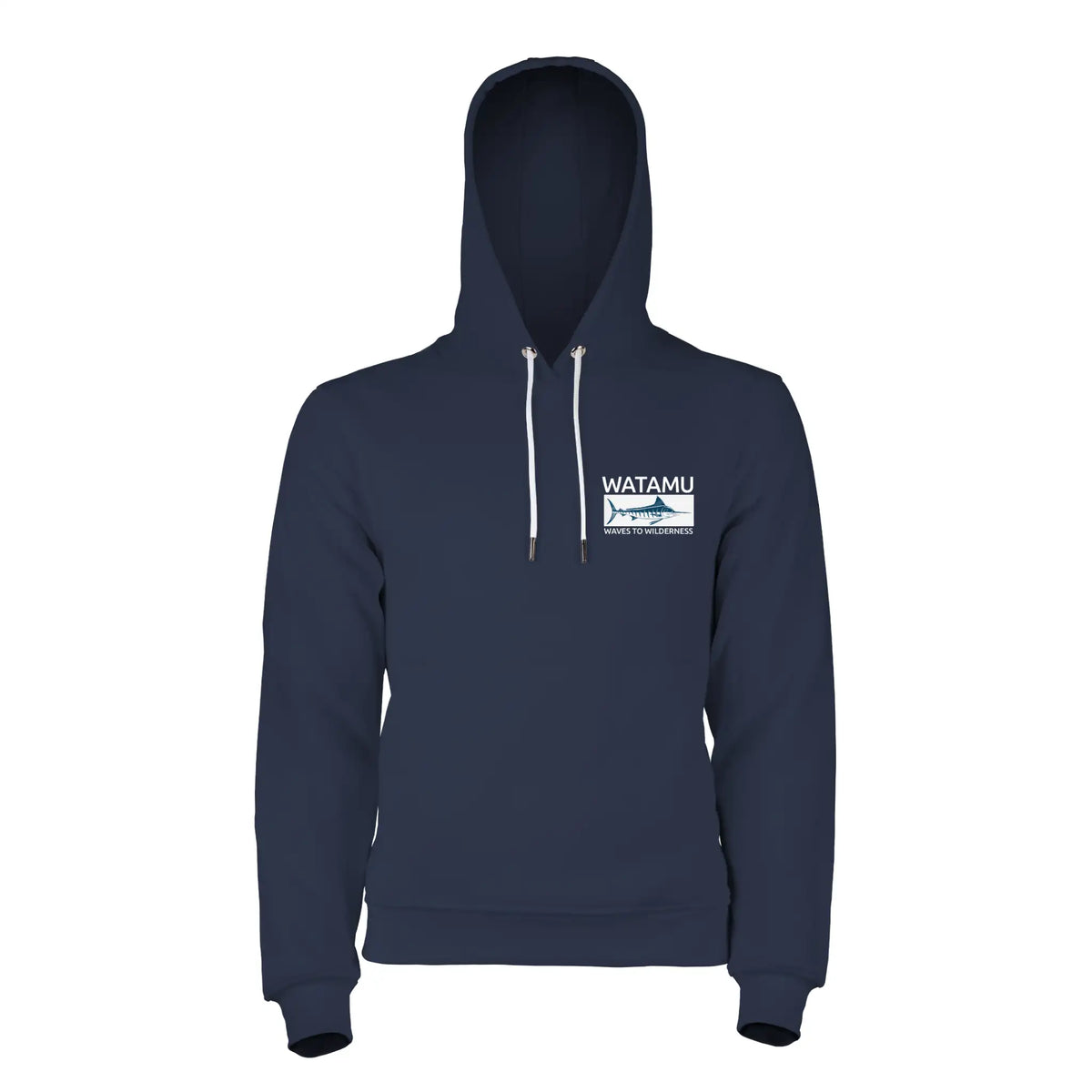 Wave To Wilderness Brushed Hoody - Navy