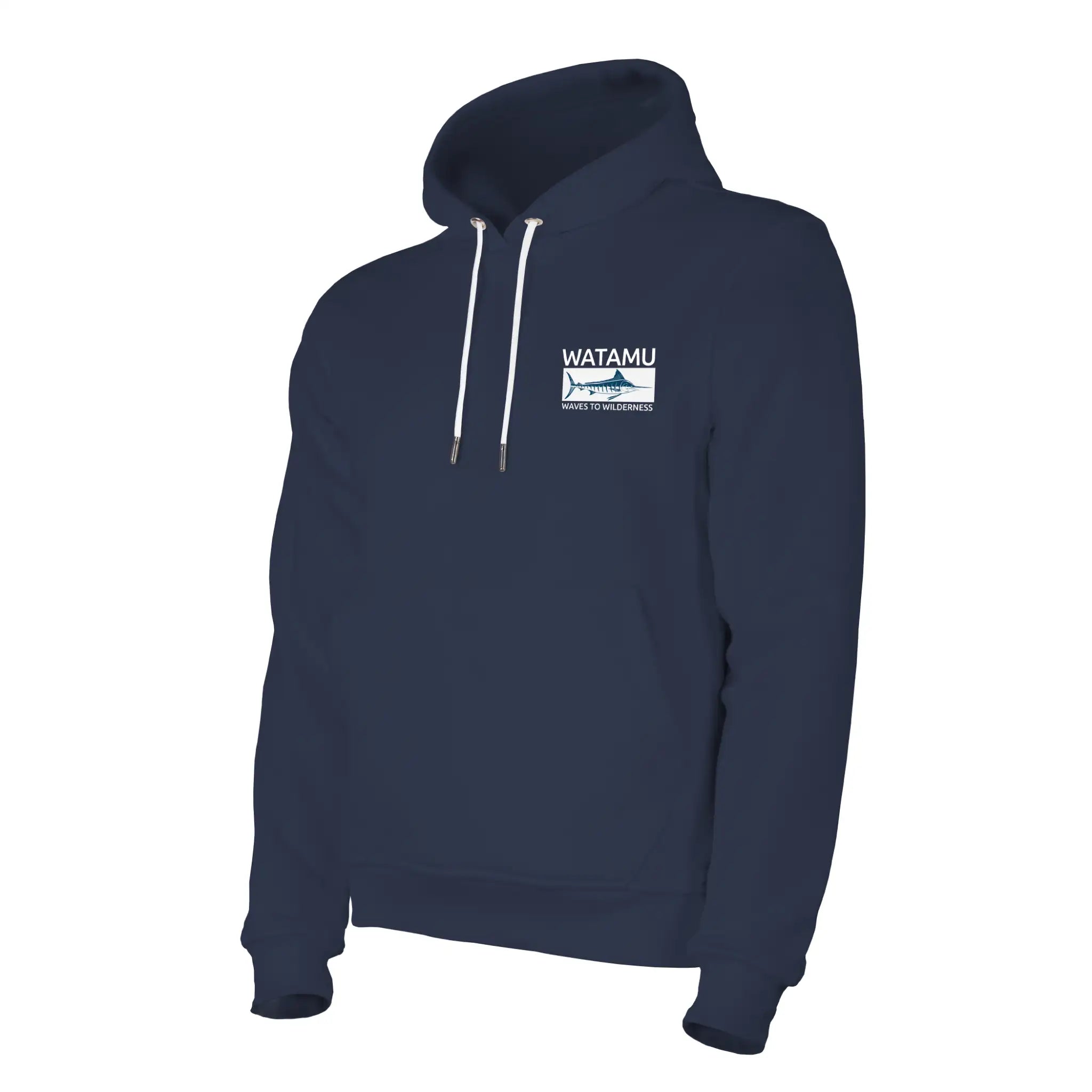 Wave To Wilderness Brushed Hoody - Navy