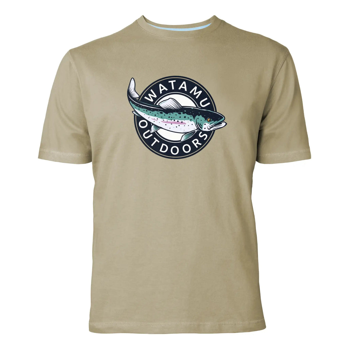 Rainbow Trout S/S T -Shirt - Khaki