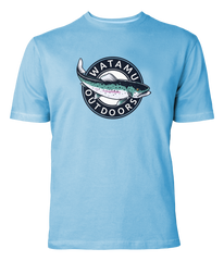Rainbow Trout S/S T -Shirt -Powder Blue