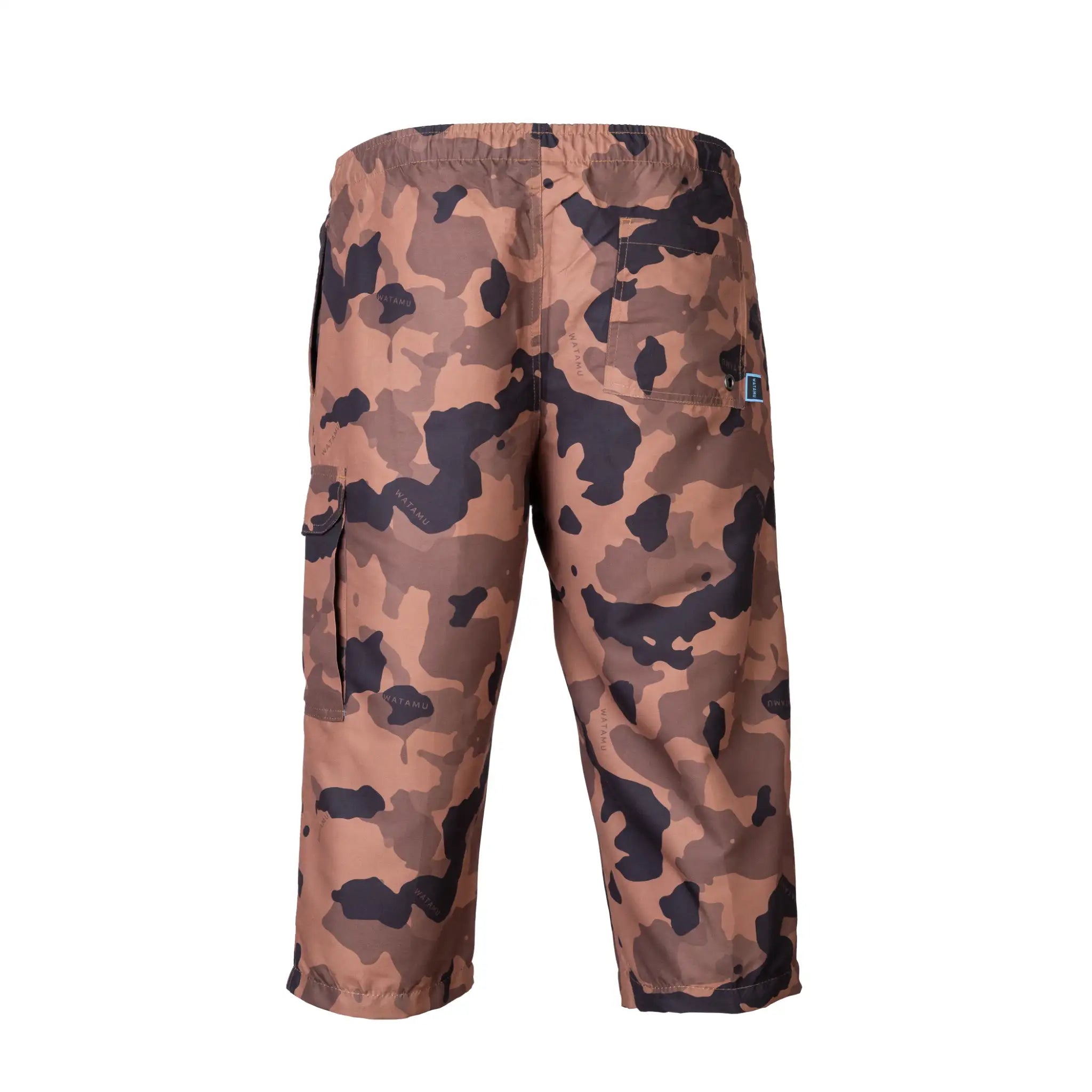 Rubondo Mens 3/4 Swim Short - Salmon Camo