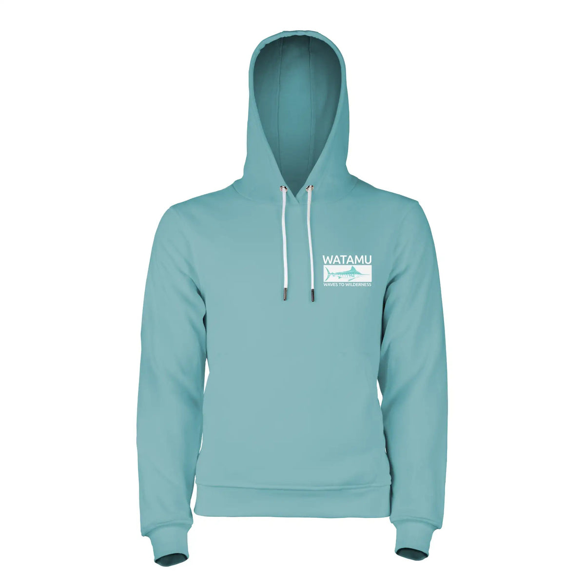 Waves To Wilderness Brushed Hoody - Dusty Blue