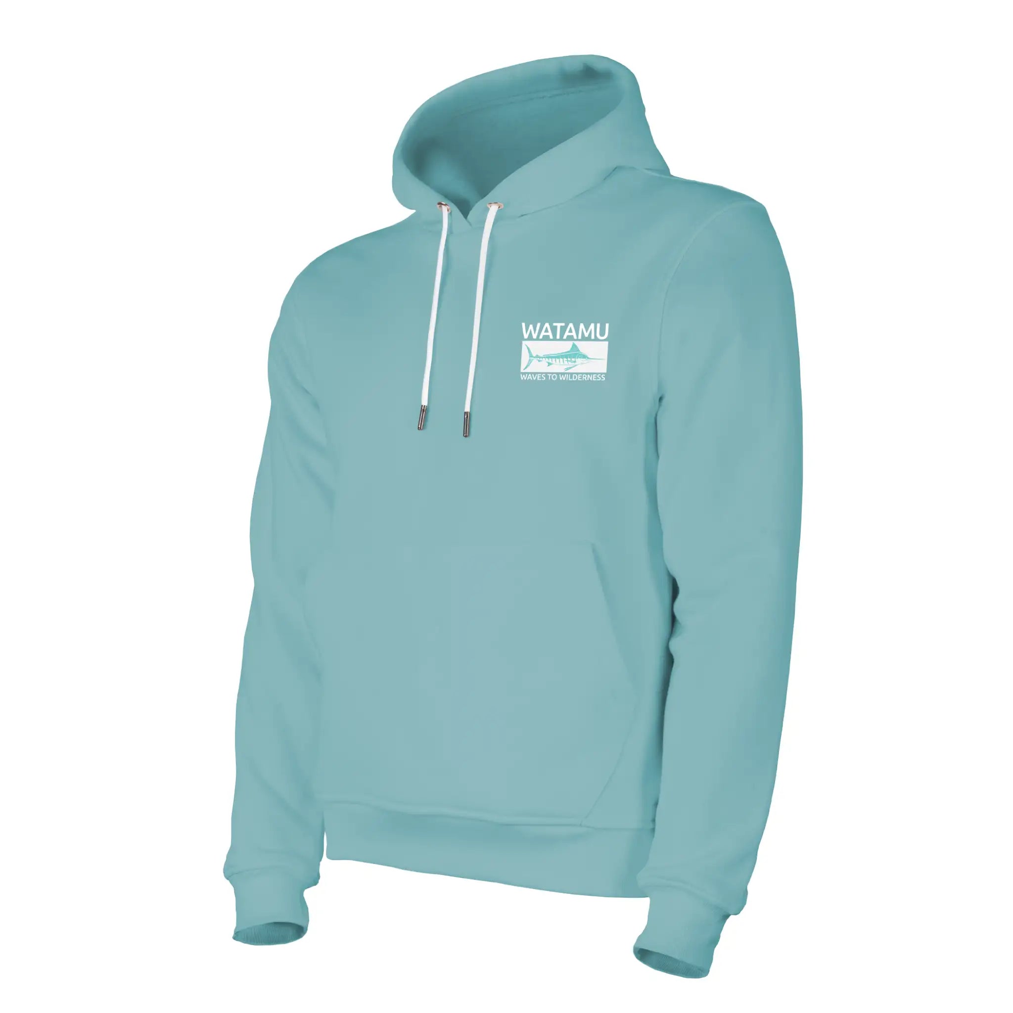 Wave To Wilderness Brushed Hoody - Dusty Blue