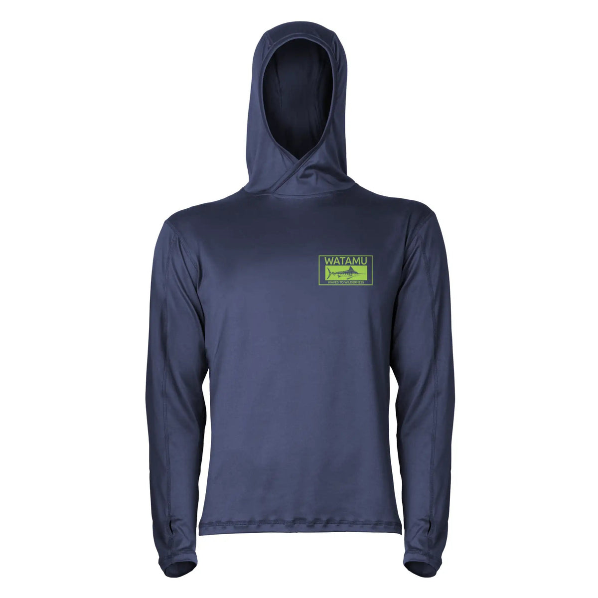 Watamu Performance Hoody Top  - Navy Blue