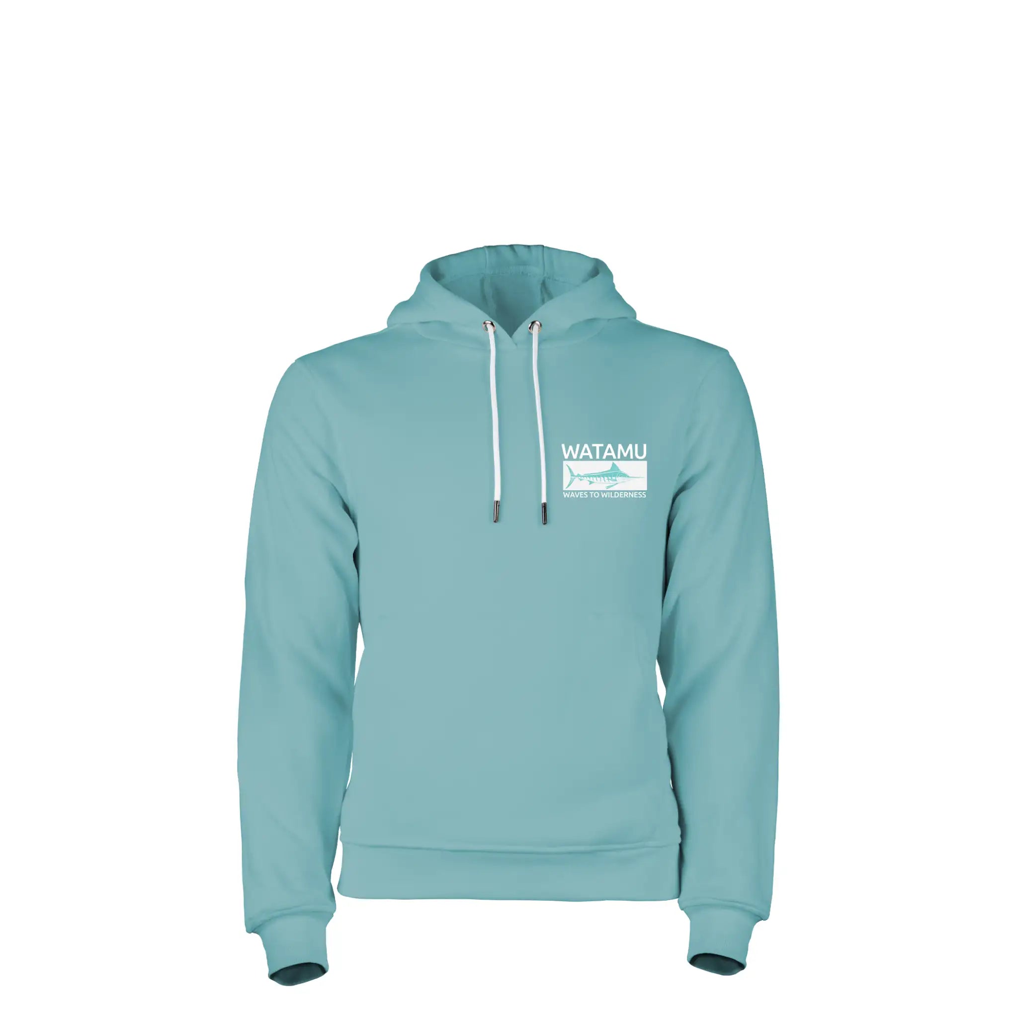 Wave To Wilderness Brushed Hoody - Dusty Blue