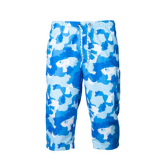 Inhace 3/4 Mens Swim Shorts - Blue Camo