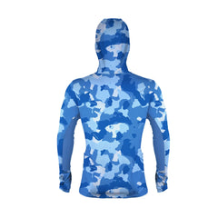 Inhace Performance Hoody - Blue Camo