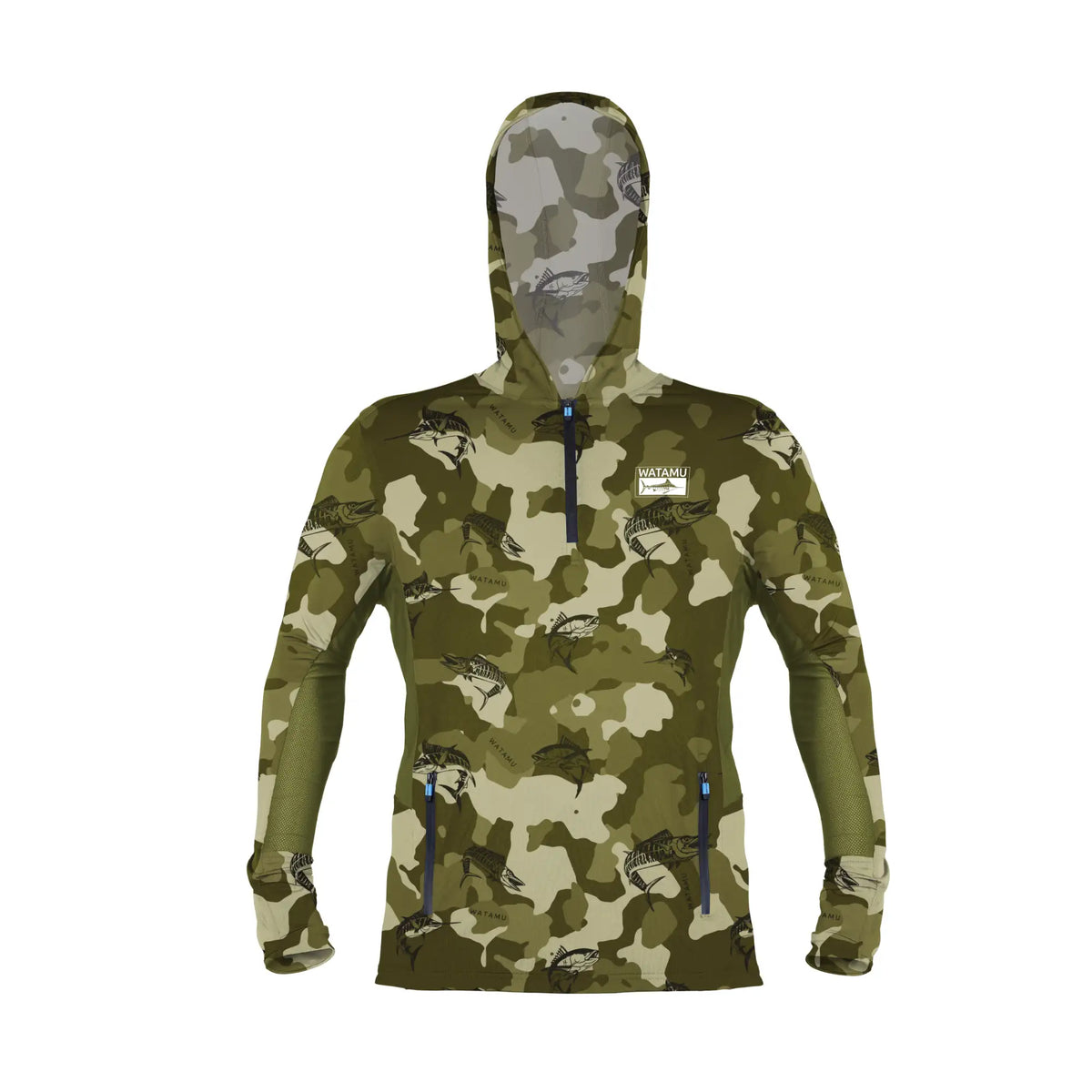 Inhace Performance Hoody - Olive Fish Camo