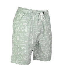 Island Life Mens Swim Short - Sage