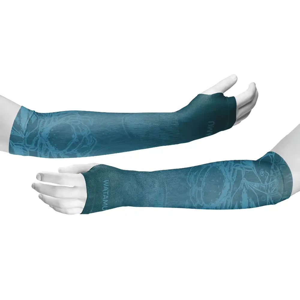 Watamu Octopus Sleeves - Watamu Blue