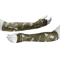 Tofu Olive Camo Sleeves - Olive Fish Camo