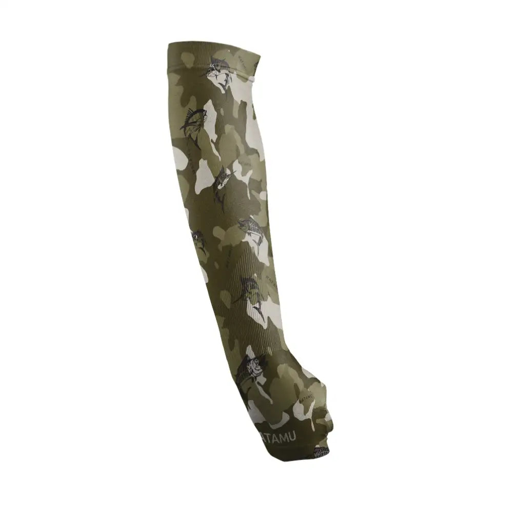 Tofu Olive Camo Sleeves - Olive Fish Camo