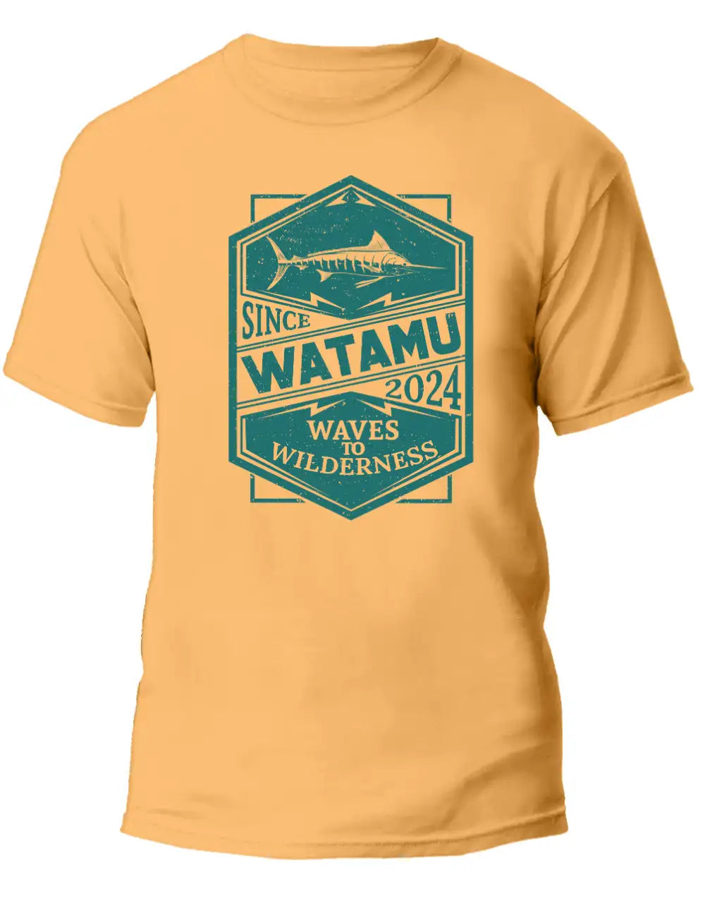 Watamu Shield T- Shirt - Melon